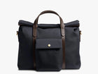 M/S SOFT WORK - NAVY & DARK BROWN