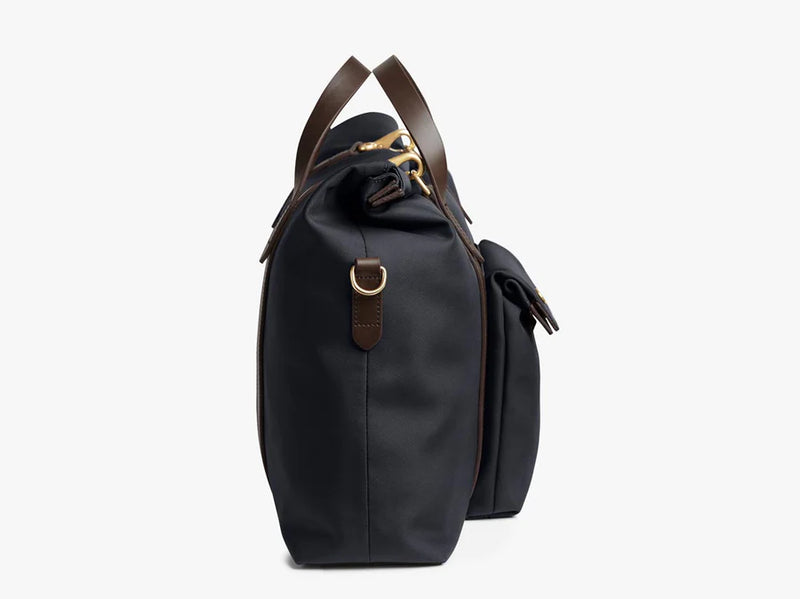 M/S SOFT WORK - NAVY & DARK BROWN
