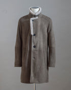 100% Shearling Lambskin Mod. Bernd CW Art. 62 1163 Col. Grey Werner Christ Shearling Coat / Grey