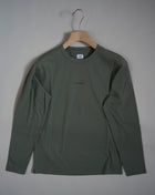 C.P. Company Brushed Jersey Long Sleeves T-Shirt. Art. 13CMTS308A 0055870G Col. 669 / Dusty Green