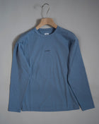 C.P. Company Brushed Jersey Long Sleeves T-Shirt . Art. 13CMTS308A 0055870G Col. 843 / Dusty Light Blue