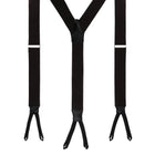 Viola Milano Classic Width Braces Braid Ends / Solid Black