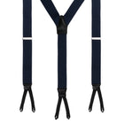 Viola Milano Classic Width Braces Braid Ends / Solid Navy