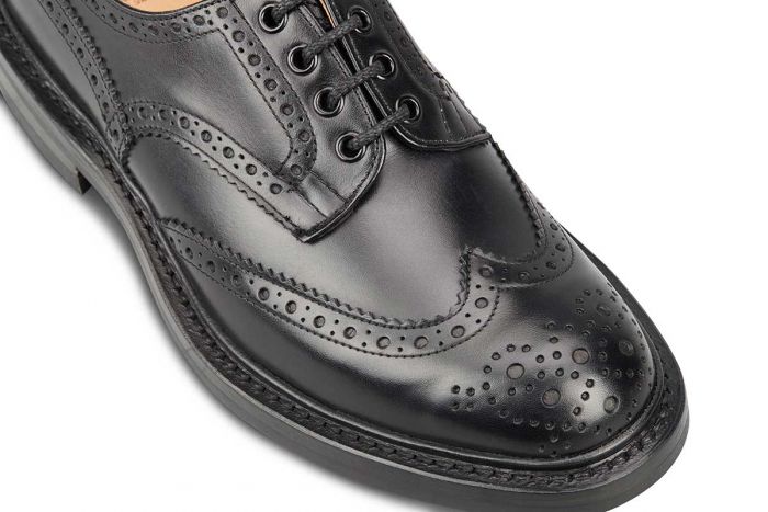 Tricker's Bourton Country Shoe / Black