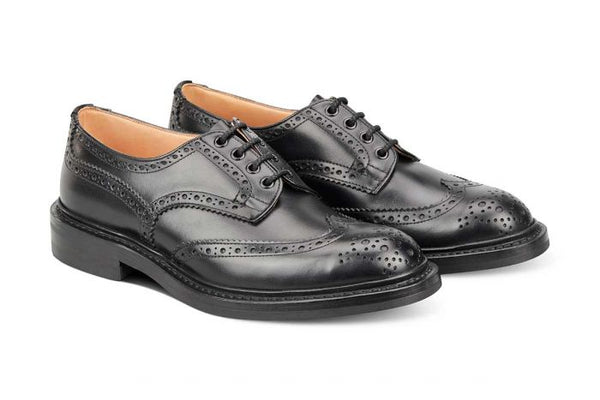 Tricker's Bourton Country Shoe / Black