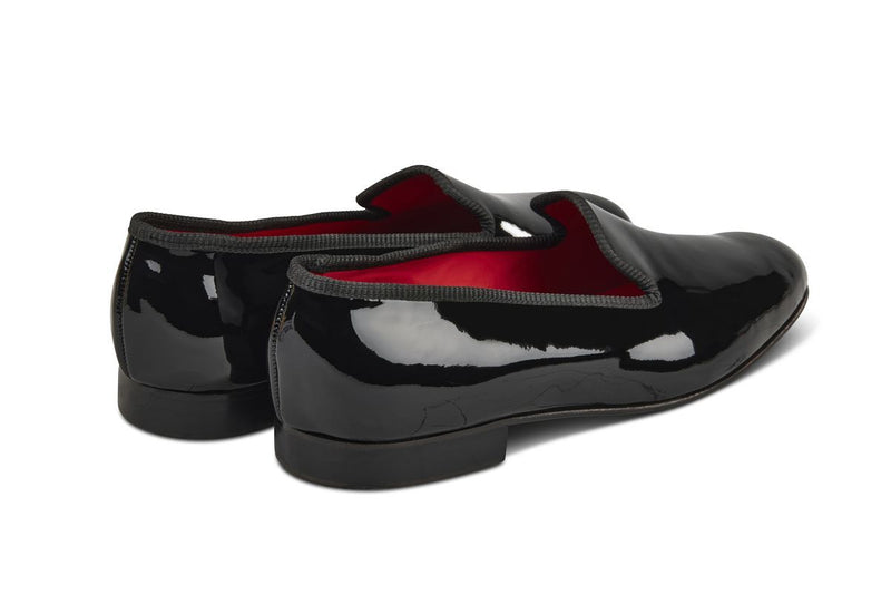 Patent leather slippers sale