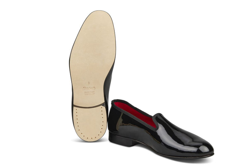 Tricker s Churchill Patent Leather Slipper Black Vaatturiliike Sauma Oy