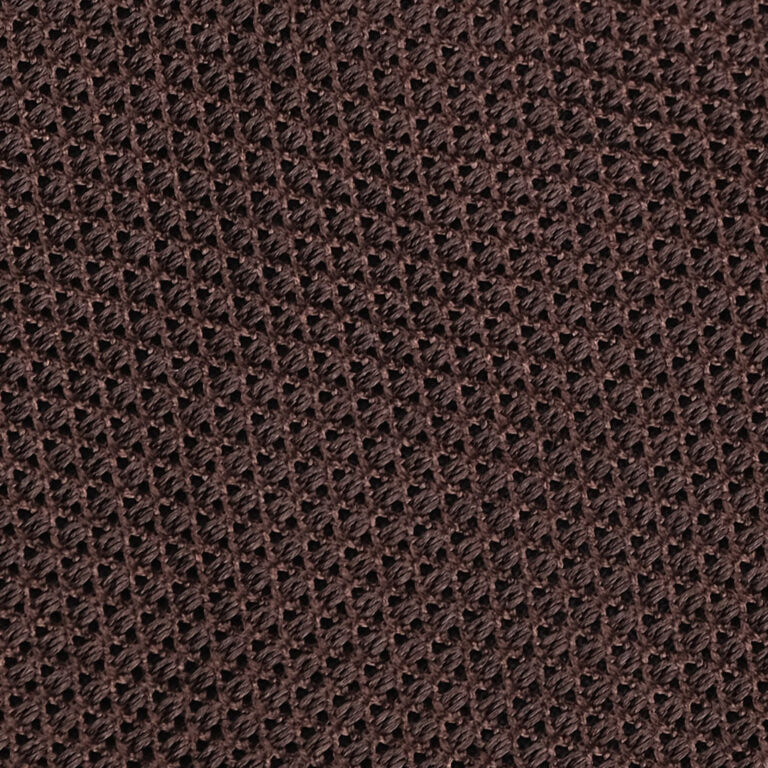 Viola Milano Grenadine Garza Fina Unlined Silk Tie / Brown