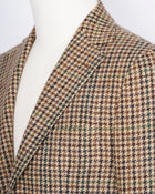 Gaiola Napoli Tweed Jacket / Beige Houndstooth