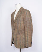 Gaiola Napoli Tweed Jacket / Beige Houndstooth