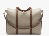 Mismo M/S Mega Tote - Grand Herringbone / Cuoio