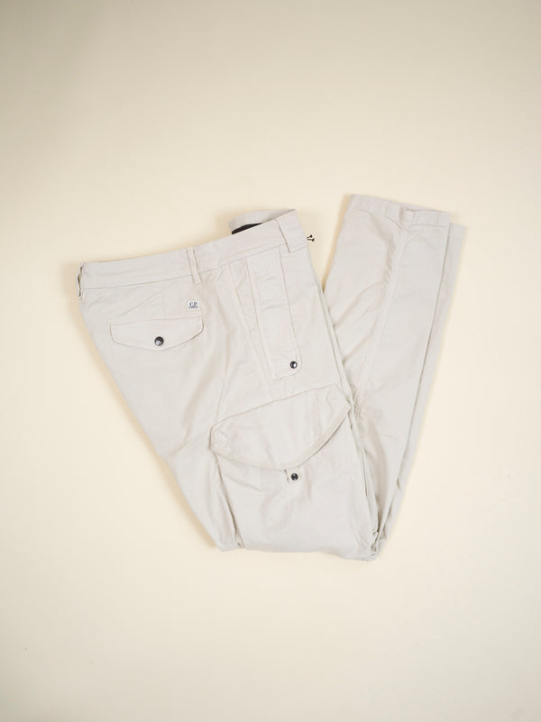 C.P. Company Stretch Sateen Cargo Pants / Sandshell