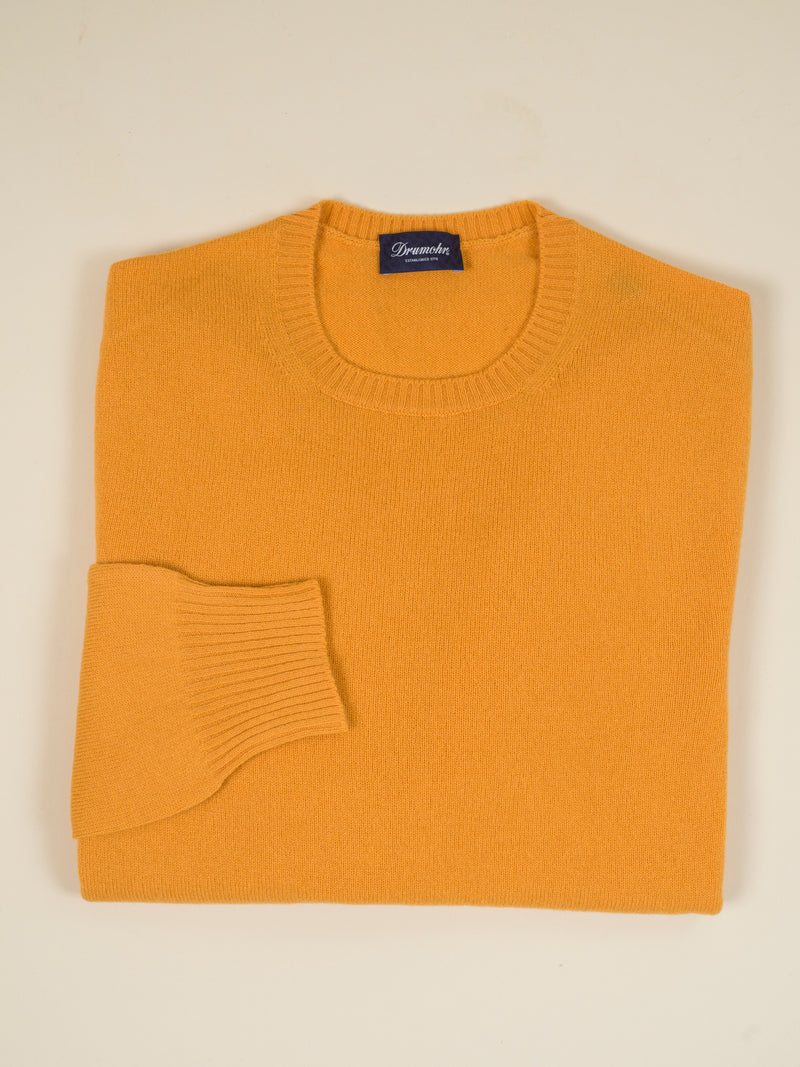Drumohr Cashmere Crew Neck / Yellow