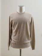 Drumohr cashmere crew neck. Soft, light and warm.  100% Cashmere Art. D1K303 Col. 506/Sand