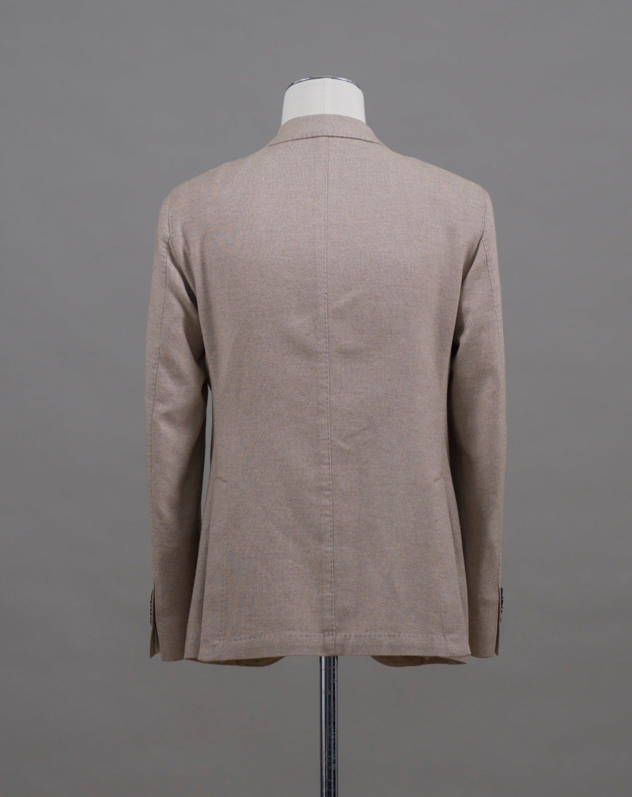 L.B.M. 1911 Cotton Herringbone Jacket. Brushed to achieve that beautifully soft flanelly touch. Mod. 2815 Art. 25801/1 100% Cotton Col. Light Beige Unlined  Unconstructed Made in Italy