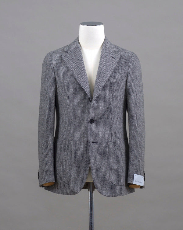 Mod. Tosca 100% Wool Col. 0950 / Light Grey Caruso Soft Tweed Jacket / Light Grey