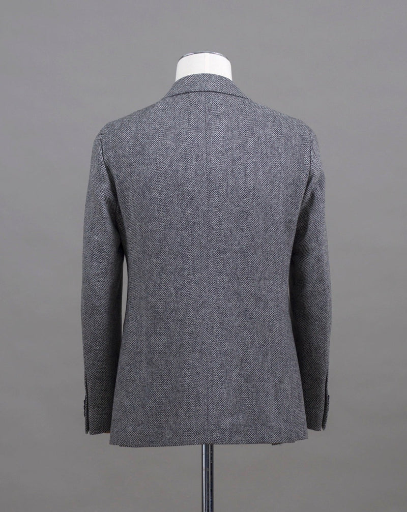 Mod. Tosca 100% Wool Col. 0950 / Light Grey Caruso Soft Tweed Jacket / Light Grey