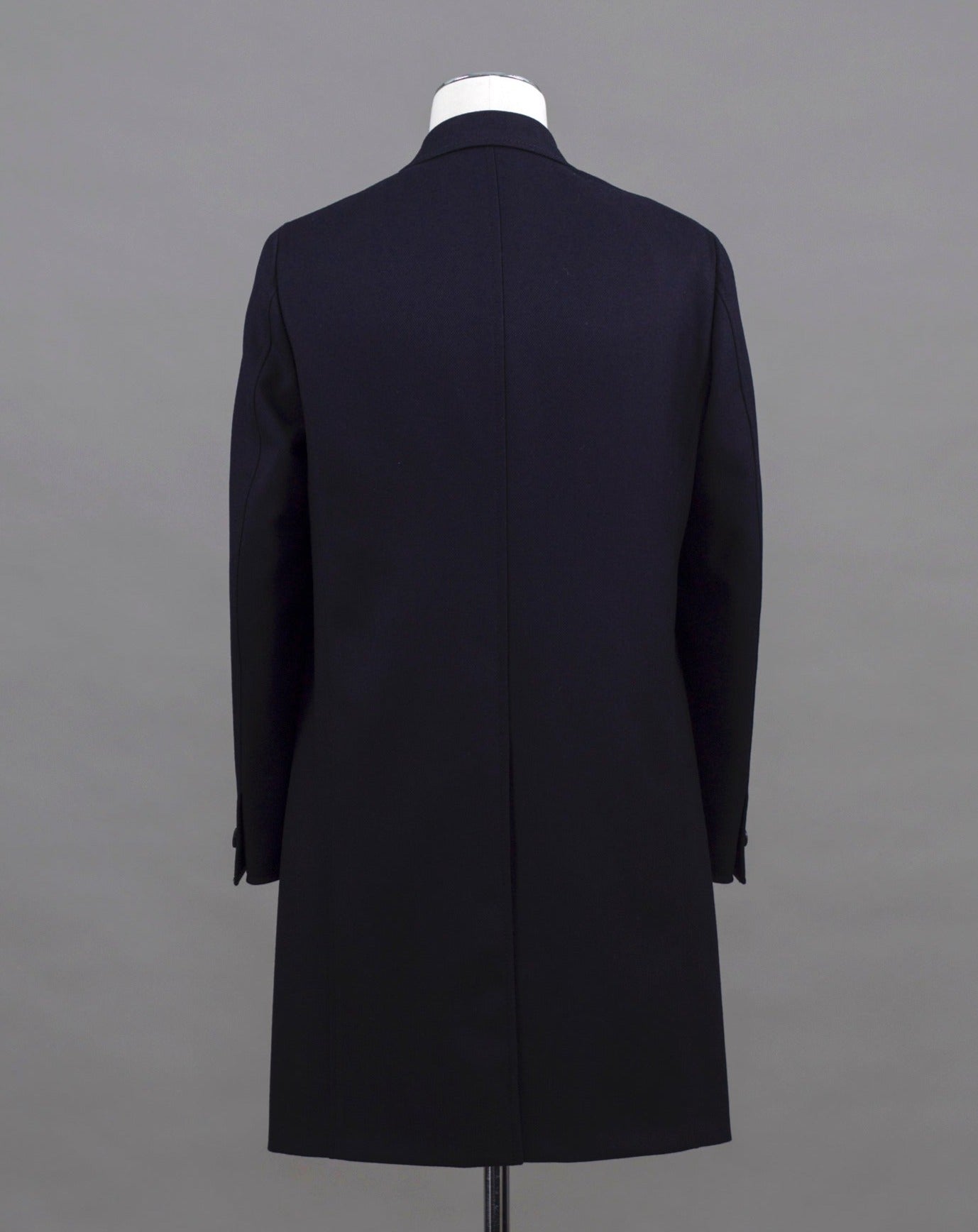 Mod. Figaro Art. FG560F 100% Wool Col. 0120 / Navy  Caruso Figaro Double-Breasted Wool Overcoat / Navy