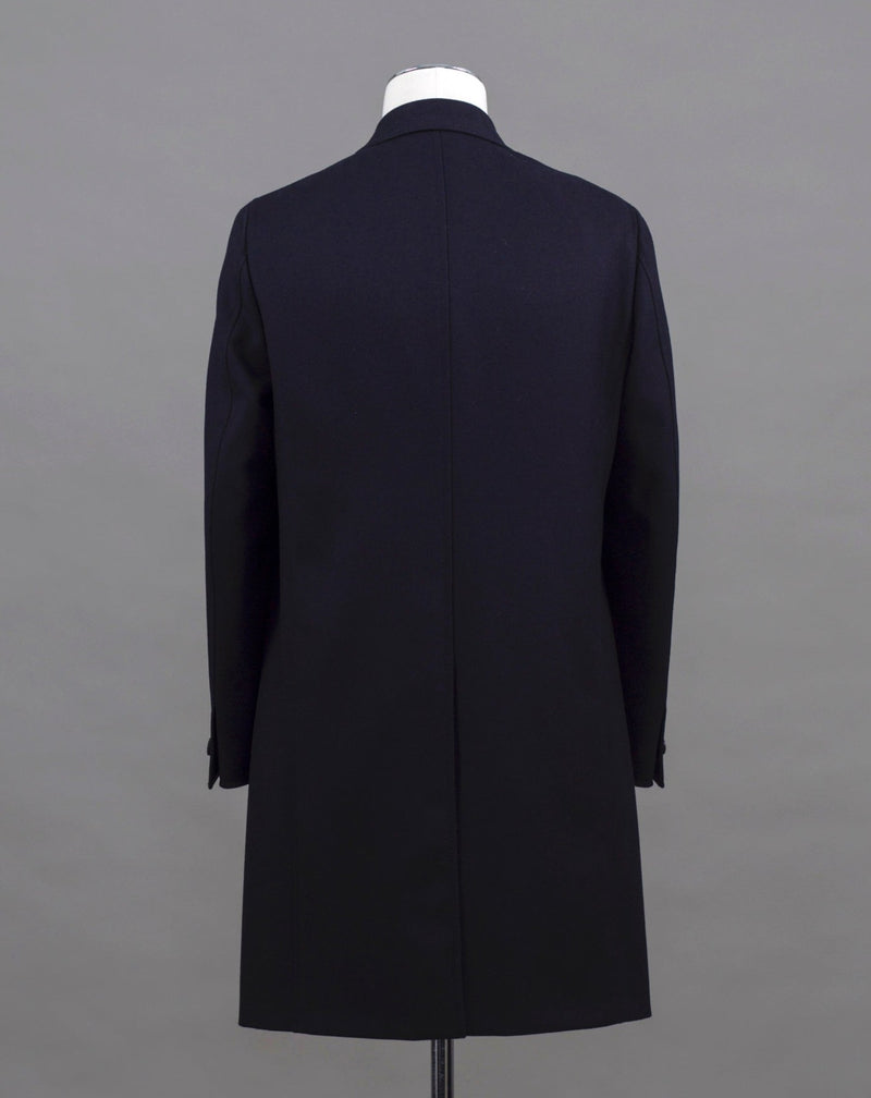 Mod. Figaro Art. FG560F 100% Wool Col. 0120 / Navy  Caruso Figaro Double-Breasted Wool Overcoat / Navy