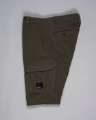 Art. 13CMPA186A 005529G Col. 683 / Ivy Green Composition: 98% Co 2% Ea C.P. Company Stretch Sateen Cargo Pants / Ivy Green
