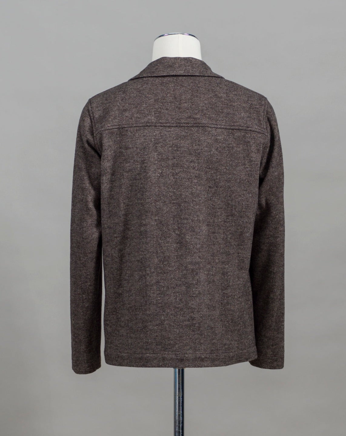 Art. 2267305 Col. 38 / Brown 50% Wool 50% Cotton Mod. Hoxton Altea Wool & Cotton Herringbone Jacket / Brown