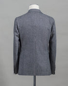 Tagliatore Glen Check Flannel Wool Suit / Grey