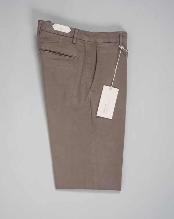 Mod. BG03V Art. 422055 Col. 36 / Taupe 97% Cotton 3% Elastan    Briglia Garment Dyed Cotton Chinos / Taupe