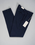 Mod. BG03V Art. 422055 Col. 11 / Navy 97% Cotton 3% Elastan Briglia Garment Dyed Cotton Chinos / Navy 