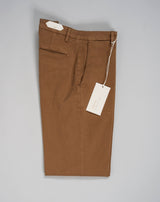 Mod. BG03V Art. 422055 Col. 83 / Tobacco 97% Cotton 3% Elastan  Briglia Garment Dyed Cotton Chinos / Tobacco