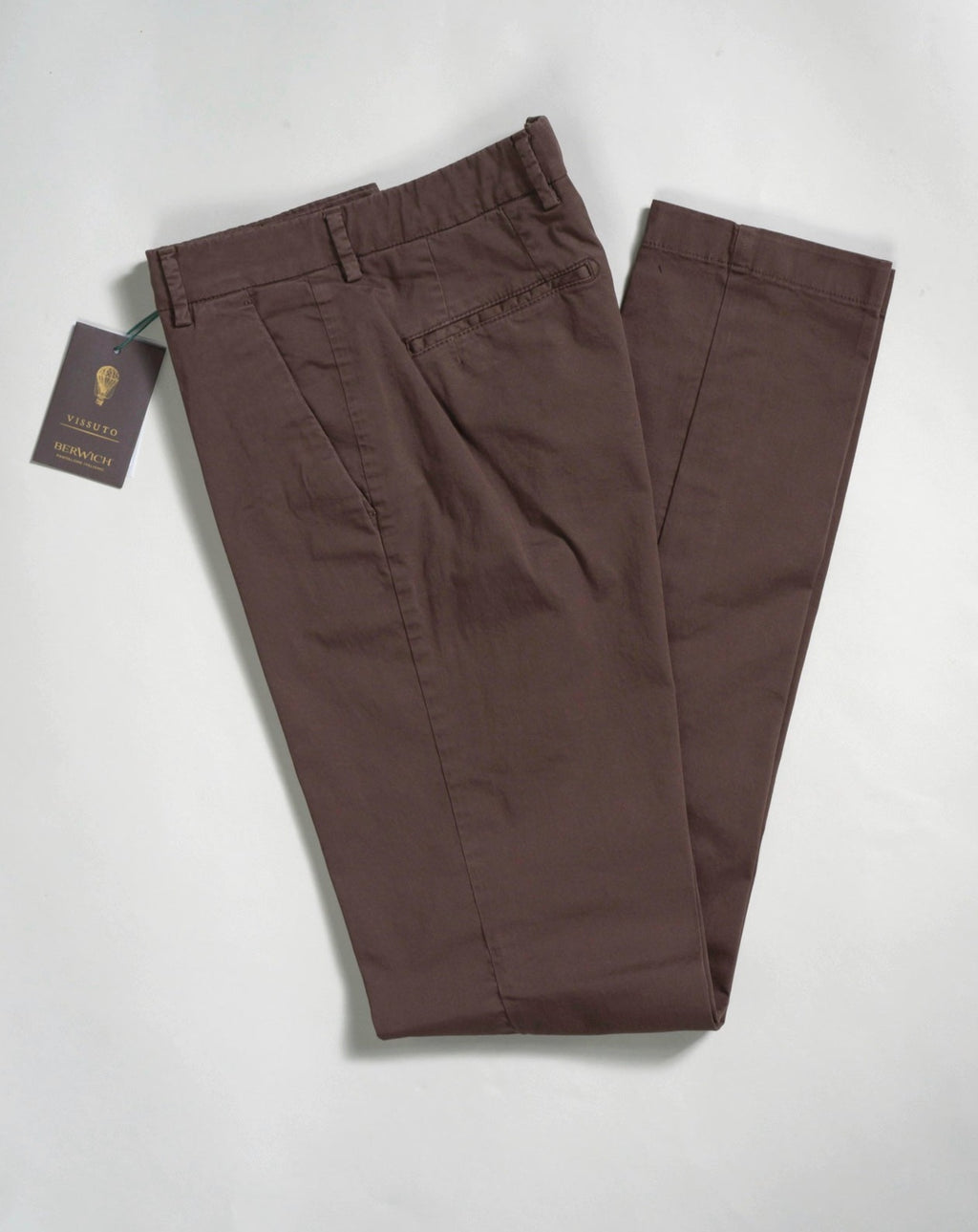 Berwich Morello Garment Dyed Chinos / Moro – Vaatturiliike Sauma Oy