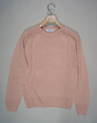 Article: 13138 / 18628 Color: 336 / Light Rosa 68% Linen 32% Cotton Gran Sasso Linen & Cotton Raglan Knit / Light Rosa made in italy