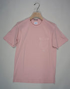 TS182A 5431R Col 509 Pale Mauve / Pale Pink C.P. Company Jersey Pocket Resist Dyed T-Shirt / Pale Mauve