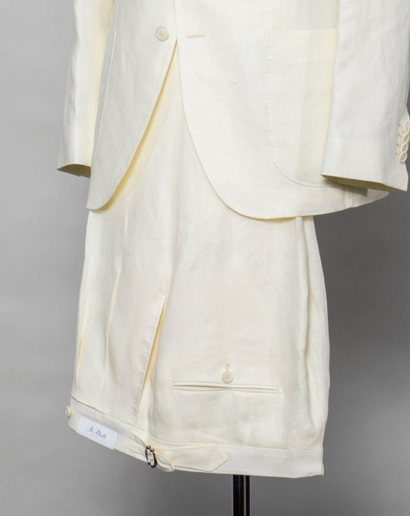 De Petrillo Linen Trousers / Off White