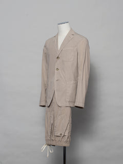 Altea Unconstructed Lightweight Shirt Jacket / Beige 3 Patch pocekts Side vents Article: 2352012 Color: Beige / 32 64% Lyocell 33% Cotton 3% Elastan Made in Italy Please Note: Jacket and Pants are sold separately.