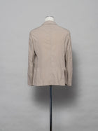 Altea Unconstructed Lightweight Shirt Jacket / Beige 3 Patch pocekts Side vents Article: 2352012 Color: Beige / 32 64% Lyocell 33% Cotton 3% Elastan Made in Italy Please Note: Jacket and Pants are sold separately.