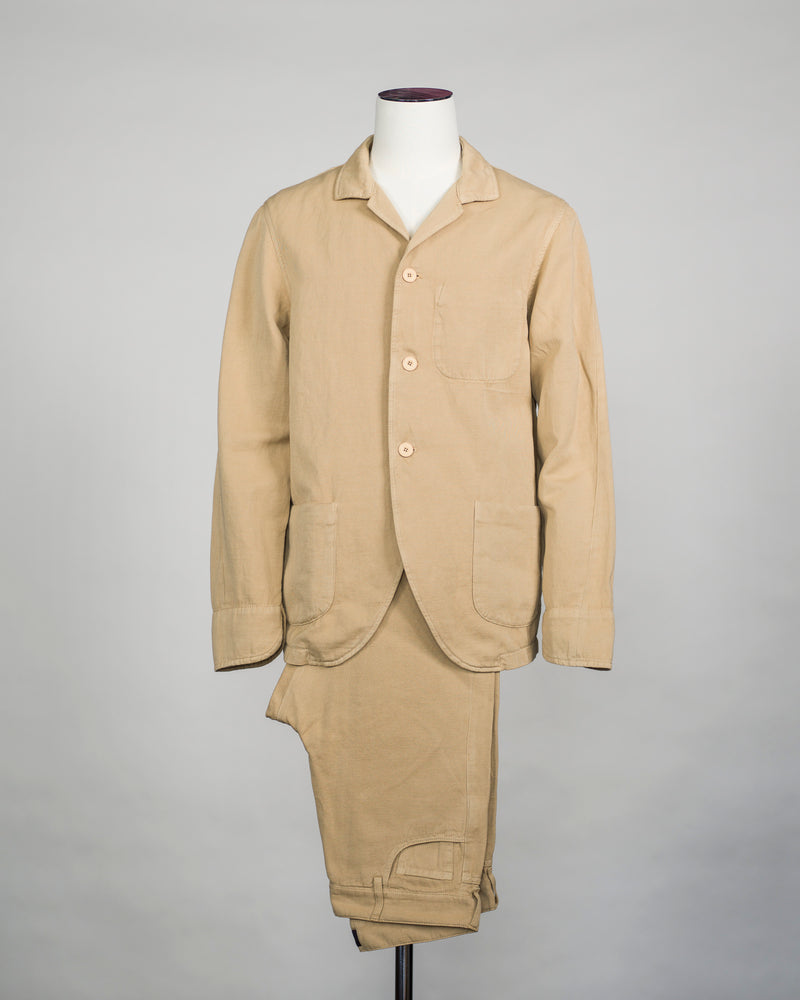 C.O.F. Studio Cotton & Linen 5-Pocket Pants / Khaki