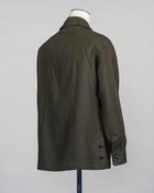 Model: Gaiola Art. Via Sahariana 330TP Color: 439 100% Linen Avino Sahariana / Olive Green Overshirt