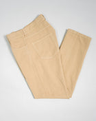 Model: Fairway Pants Article: COF CO05 D15 Color: 810 / Khaki & Beige 66% Cotton 34% Linen Made in Veneto, Italy C.O.F. Studio Cotton & Linen 5-Pocket Pants / Khaki