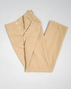 Model: Fairway Pants Article: COF CO05 D15 Color: 810 / Khaki & Beige 66% Cotton 34% Linen Made in Veneto, Italy C.O.F. Studio Cotton & Linen 5-Pocket Pants / Khaki