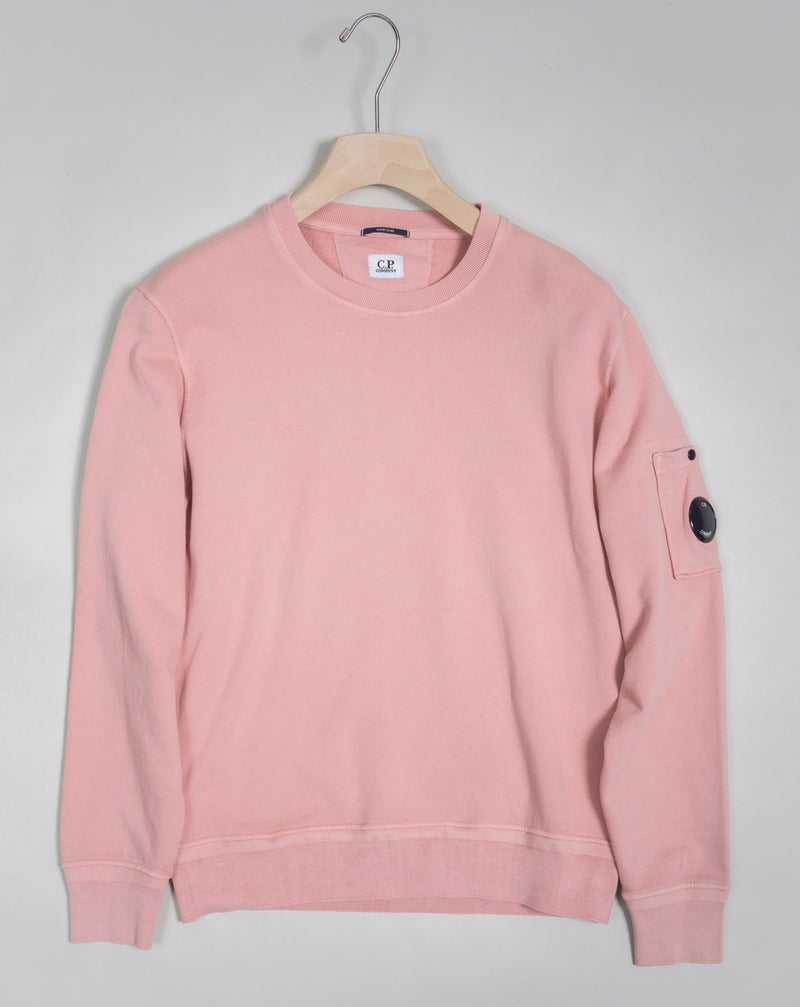 Art. SS136A 5398R Col. 509 Pale Mauve - Pink C.P. Company Cotton Fleece Resist Dyed Sweatshirt / Pale Mauve