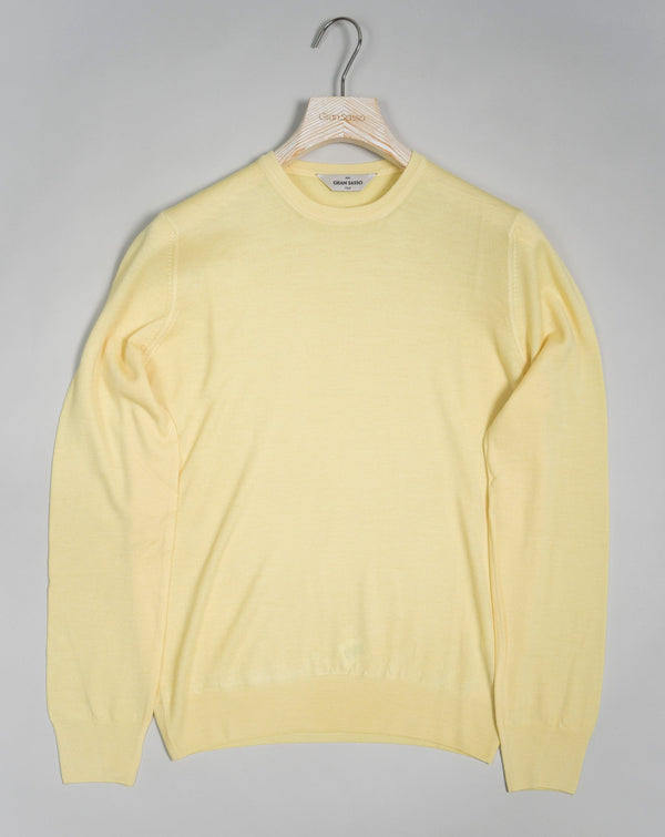 100% Merino wool Vintage wash / Garment Dyed Crew neck Art. 57167 28412 Col. 310 Made in Italy