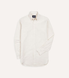 Cream&nbsp;Oxford shirt with button-down collar. Classic and very versatile shirt for casual dressed up days. You can wear it with a tie but it sure is at it's best without one.&nbsp; A stable for every mans wardrobe.&nbsp;

100% Cotton. Handcrafted in Somerset, UK.

Regular Fit
Button-down collar with soft feel
Box pleat
Single round one button cuff
Point pocket
Mother of Pearl buttons
100% cotton
Made in England&nbsp;