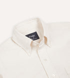 Drake's Oxford Button-Down Shirt / Cream