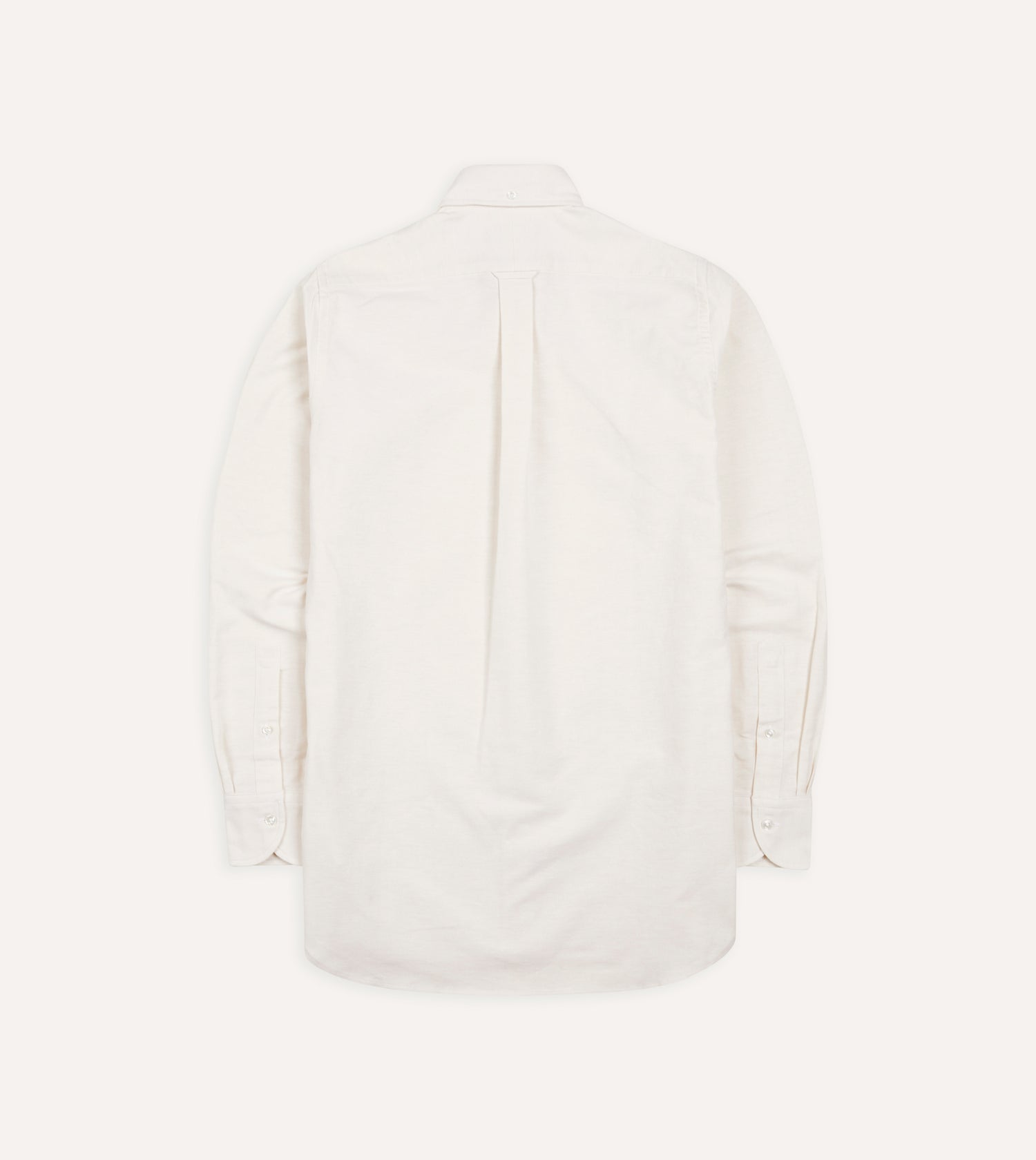 Drake's Oxford Button-Down Shirt / Cream