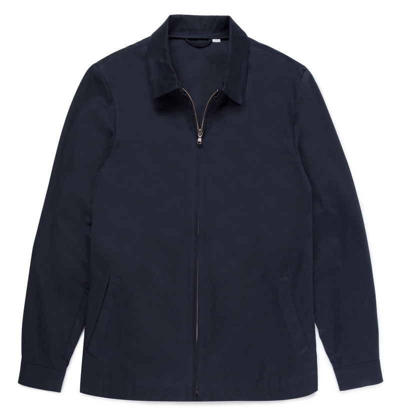 Sunspel Cotton Harrington Jacket / Navy