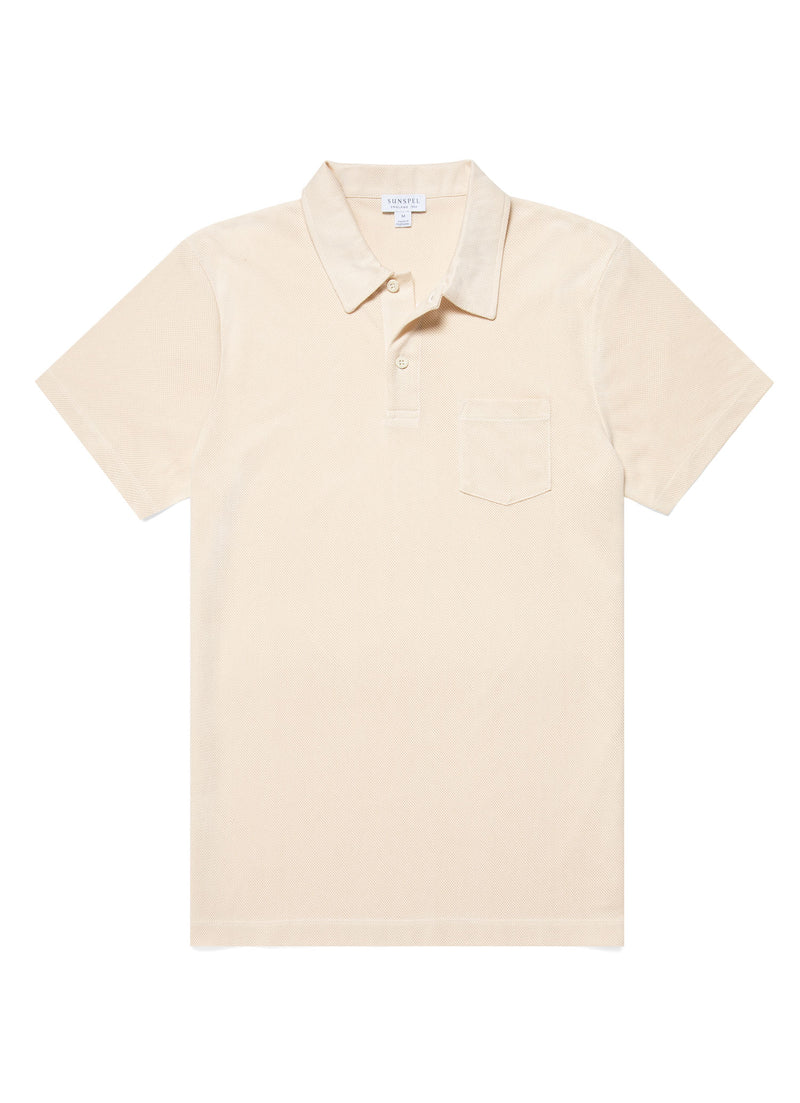 Sunspel Riviera Polo Shirt / Undyed