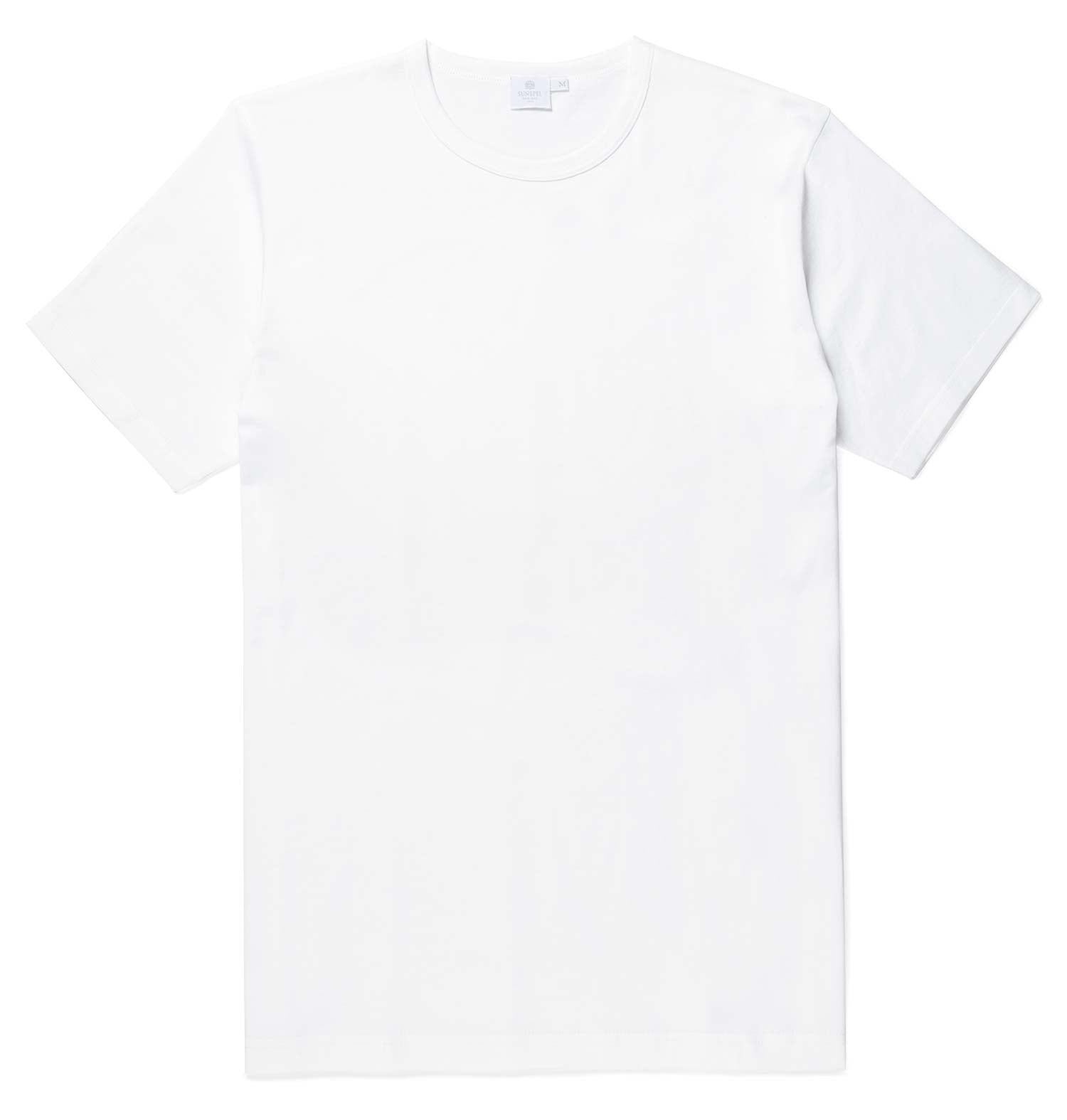 Sunspel Crew Neck T-Shirt / White