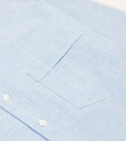 Drake's Oxford Button-Down Shirt / Ice Blue